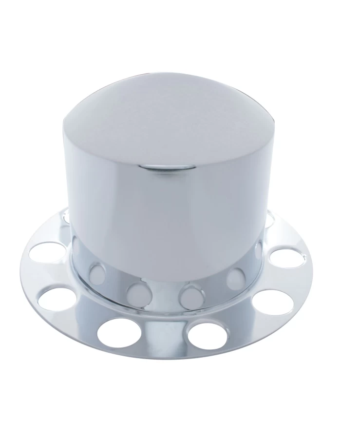 (BULK) STAINLESS STEEL REAR 2PC. AXLE COVER - ALUMINUM RING (BULK) STAINLESS STEEL REAR 2PC. AXLE COVER - ALUMINUM RING