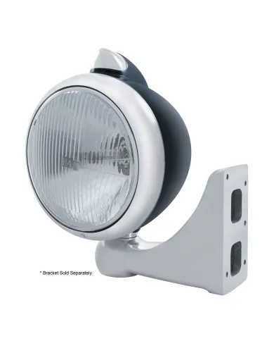 UP32639-Black Guide 682-C Headlight H4 & Original Style LED Signal - Clear Lens