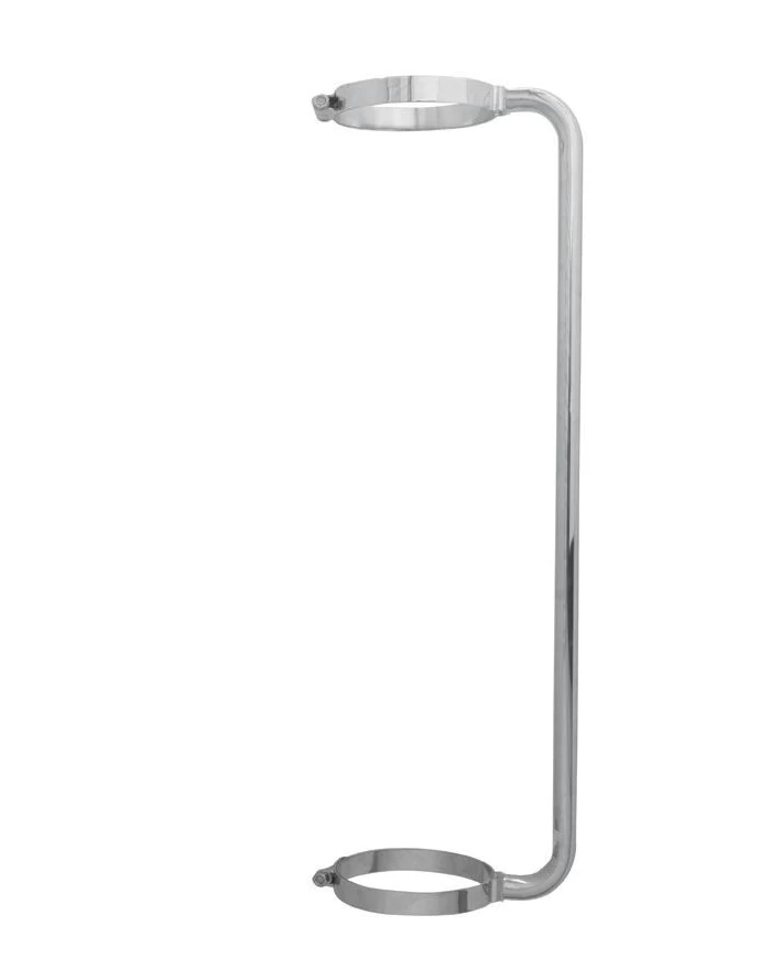 (BOX) CHROME 34" EXHAUST GRAB HANDLE FOR 8" EXHAUST (BOX) CHROME 34" EXHAUST GRAB HANDLE FOR 8" EXHAUST