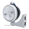 UP32641-Black Guide 682-C Style Headlight Crystal H4 & Original Style LED Signal - Clear Lens