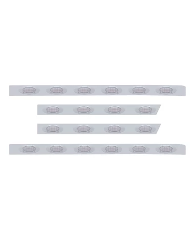 (BULK) S.S. PB 63ö SLEEPER LIGHT PANEL W/ TWENTY 16 AMBER LED "PHAMTOM I" MARKER LIGHT - CLEAR LENS (BULK) S.S. PB 63ö SLEEPER LIGHT PANEL W/ TWENTY 16 AMBER LED "PHAMTOM I" MARKER LIGHT - CLEAR LENS