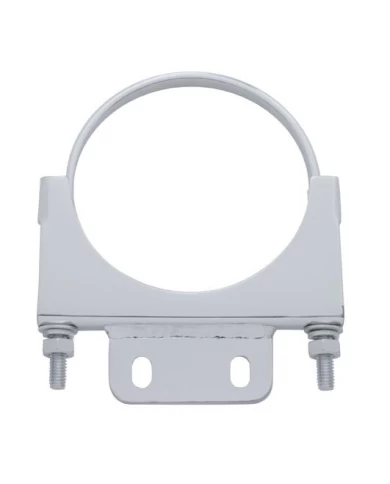 (BULK) STAINLESS STEEL PETERBILT 5" CAB EXHAUST BRACKET (BULK) STAINLESS STEEL PETERBILT 5" CAB EXHAUST BRACKET