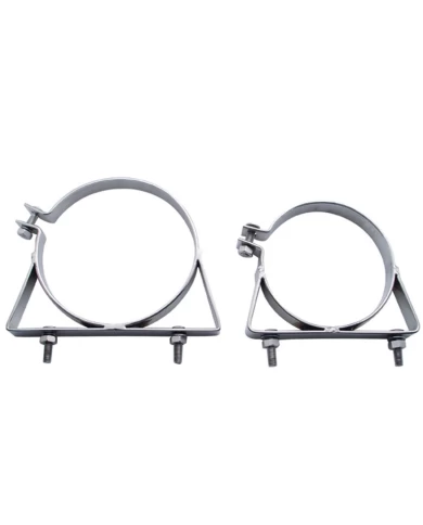 (BULK) STAINLESS STEEL KENWORTH FRAME MOUNT 7" EXHAUST CLAMP (BULK) STAINLESS STEEL KENWORTH FRAME MOUNT 7" EXHAUST CLAMP