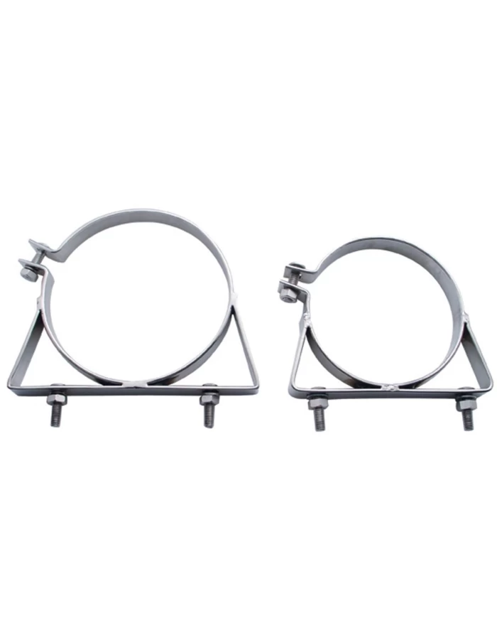 (BULK) STAINLESS STEEL KENWORTH FRAME MOUNT 6" EXHAUST CLAMP (BULK) STAINLESS STEEL KENWORTH FRAME MOUNT 6" EXHAUST CLAMP