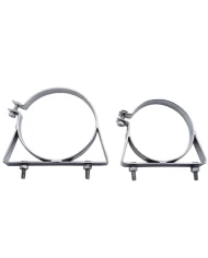 (BULK) STAINLESS STEEL KENWORTH FRAME MOUNT 6" EXHAUST CLAMP (BULK) STAINLESS STEEL KENWORTH FRAME MOUNT 6" EXHAUST CLAMP