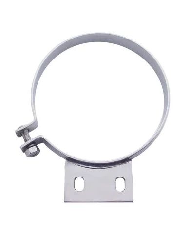 (BULK) STAINLESS STEEL PETERBILT 7" EXHAUST STACK MOUNTING CLAMP (BULK) STAINLESS STEEL PETERBILT 7" EXHAUST STACK MOUNTING CLAMP