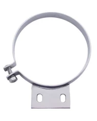 (BULK) STAINLESS STEEL PETERBILT 7" EXHAUST STACK MOUNTING CLAMP (BULK) STAINLESS STEEL PETERBILT 7" EXHAUST STACK MOUNTING CLAMP