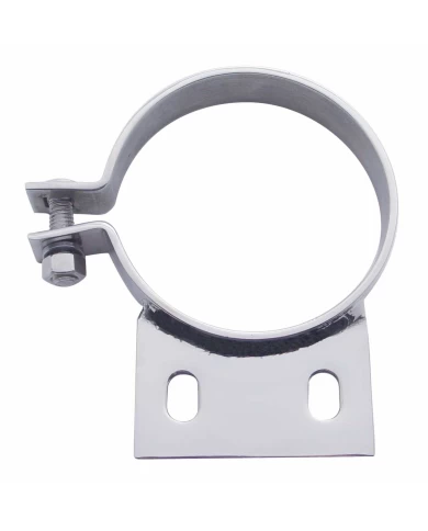 (BULK) STAINLESS STEEL 4" HEAVY DUTY FLAT BAND EXHAUST CLAMP