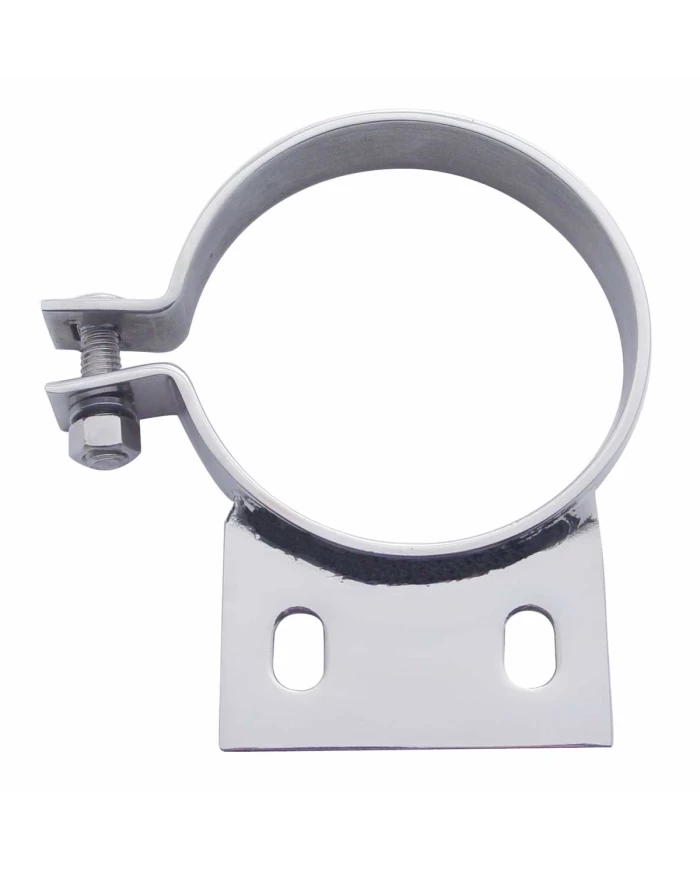 (BULK) STAINLESS STEEL 4" HEAVY DUTY FLAT BAND EXHAUST CLAMP (BULK) STAINLESS STEEL 4" HEAVY DUTY FLAT BAND EXHAUST CLAMP