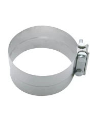(BULK) STAINLESS STEEL 6" EXHAUST CLAMP W/ HARDWARE (BULK) STAINLESS STEEL 6" EXHAUST CLAMP W/ HARDWARE