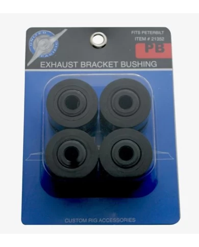 (4/CARD) POLYURENTHANE BRUSHING FOR PETERBILT EXHAUST BRACKET