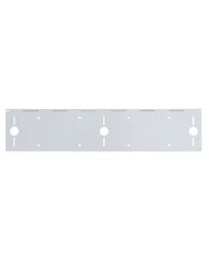 (BULK) STAINLESS STEEL TWO LICENSE PLATE HOLDER WITH THREE LIGHT CUTOUT