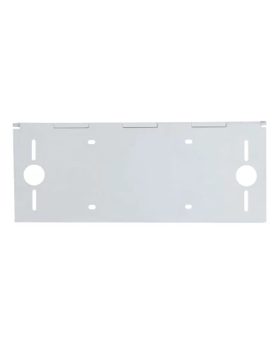 (BULK) STAINLESS STEEL ONE LICENSE PLATE HOLDER WITH TWO LIGHT CUTOUT (BULK) STAINLESS STEEL ONE LICENSE PLATE HOLDER WITH TWO LIGHT CUTOUT