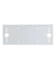 (BULK) STAINLESS STEEL ONE LICENSE PLATE HOLDER WITH TWO LIGHT CUTOUT