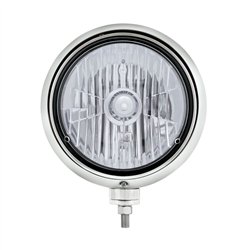 UP32652-Black Guide 682-C Style Headlight Crystal H4 Bulb