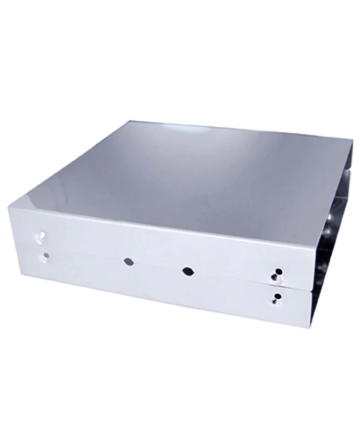 (SKPK) STAINLESS STEEL C.B. CASE W/ FRONT MIC. OUTPUT - COBRA 148, GALAXY, CONEX