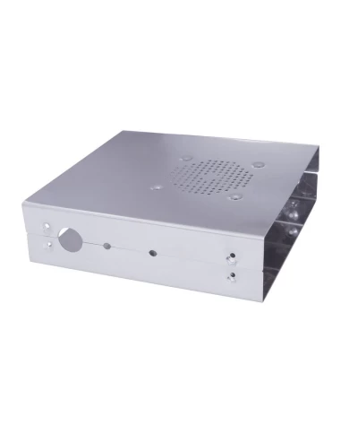 (SKPK) STAINLESS STEEL C.B. CASE W/ SIDE MIC. OUTPUT & SPEAKER HOLE - COBRA 148, GALAXY, CONEX (SKPK) STAINLESS STEEL C.B. CASE W/ SIDE MIC. OUTPUT & SPEAKER HOLE - COBRA 148, GALAXY, CONEX