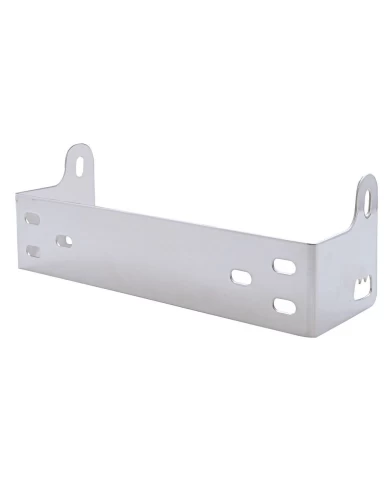 (BULK) STAINLESS STEEL 8" WIDE C.B. BRACKET - GALAXY C.B. CASE (BULK) STAINLESS STEEL 8" WIDE C.B. BRACKET - GALAXY C.B. CASE