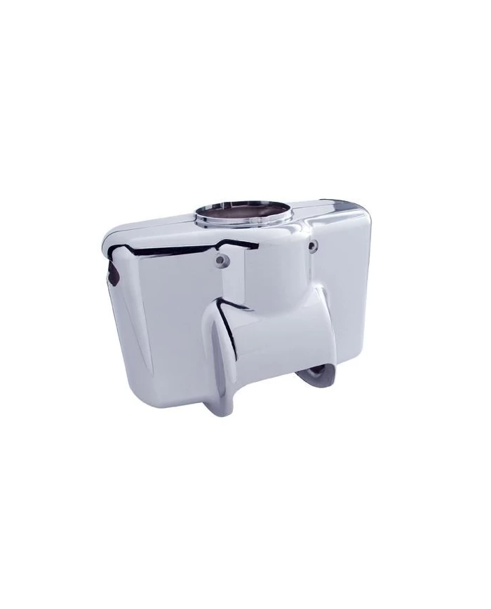 (BOX) CHROME PLASTIC UPPER STEERING COVER - PETERBILT/KENWORTH