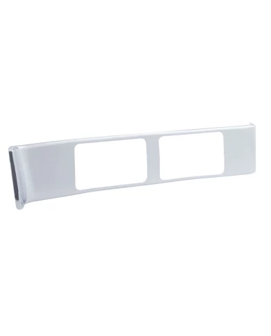 (SKPK) CHROME PLASTIC PETERBILT PASSENGER A/C VENT TRIM (SKPK) CHROME PLASTIC PETERBILT PASSENGER A/C VENT TRIM