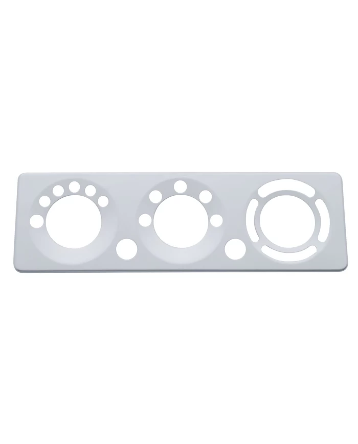 (CARD) STAINLESS STEEL 2006+ PETERBILT A/C CONTROL PLATE (CARD) STAINLESS STEEL 2006+ PETERBILT A/C CONTROL PLATE
