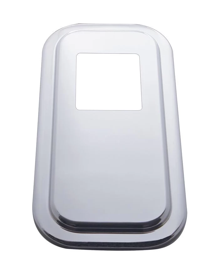 (SKPK) STAINLESS STEEL PETERBILT SHIFT PLATE COVER - SHORT HOOD