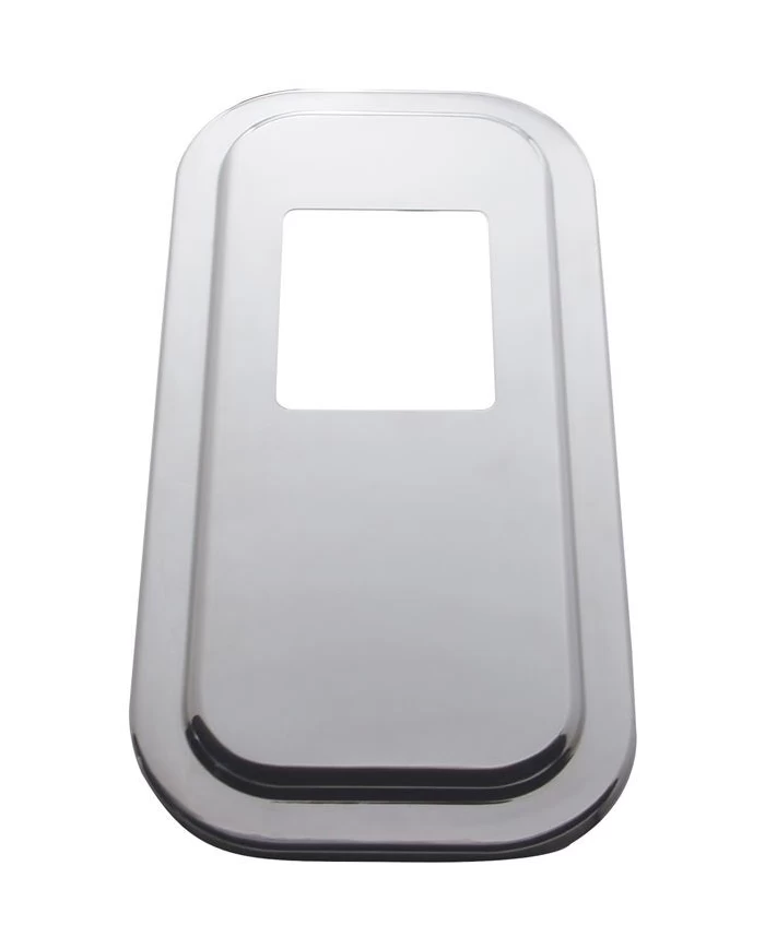 (SKPK) STAINLESS STEEL PETERBILT SHIFT PLATE COVER - 5 3/4" x 4 3/4" OPENING