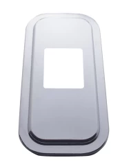 (SKPK) STAINLESS STEEL PETERBILT SHIFT PLATE COVER - 2005+ PETERBILT (SKPK) STAINLESS STEEL PETERBILT SHIFT PLATE COVER - 2005+ PETERBILT