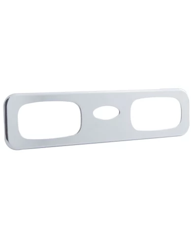 (SKPK) CHROME PLASTIC 2006+ PETERBILT PASSENGER A/C VENT TRIM (SKPK) CHROME PLASTIC 2006+ PETERBILT PASSENGER A/C VENT TRIM