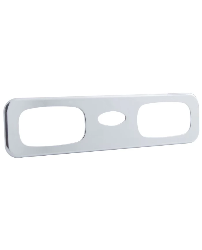 (SKPK) CHROME PLASTIC 2006+ PETERBILT PASSENGER A/C VENT TRIM (SKPK) CHROME PLASTIC 2006+ PETERBILT PASSENGER A/C VENT TRIM