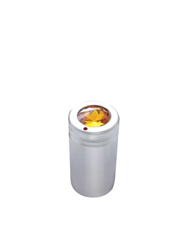 (BULK) CHROME C.B. KNOB W/ DIAMOND - AMBER (BULK) CHROME C.B. KNOB W/ DIAMOND - AMBER
