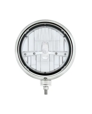 UP32661-Black Guide Headlight 5 LED Bulb - Chrome
