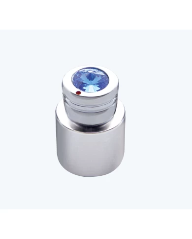 (CARD) CHROME C.B. ON/OFF/VOLUME/SQUELCH KNOB W/ DIAMOND - BLUE (CARD) CHROME C.B. ON/OFF/VOLUME/SQUELCH KNOB W/ DIAMOND - BLUE