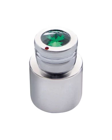 (CARD) CHROME C.B. ON/OFF/VOLUME/SQUELCH KNOB W/ DIAMOND - GREEN (CARD) CHROME C.B. ON/OFF/VOLUME/SQUELCH KNOB W/ DIAMOND - GREEN
