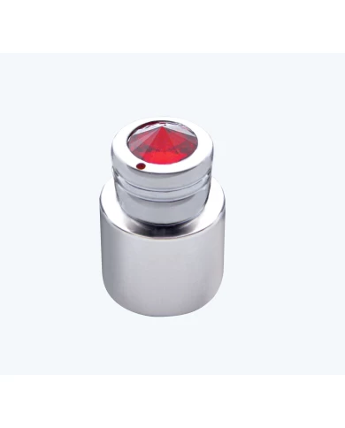 (CARD) CHROME C.B. ON/OFF/VOLUME/SQUELCH KNOB W/ DIAMOND - RED (CARD) CHROME C.B. ON/OFF/VOLUME/SQUELCH KNOB W/ DIAMOND - RED