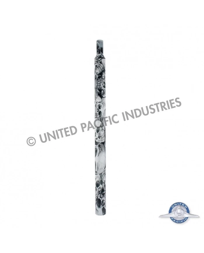 (CARD) 12" SHIFTER SHAFT EXTENDER - SKULL PATTERN
