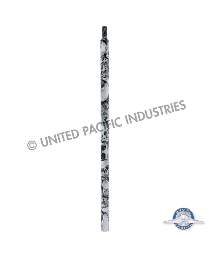 (CARD) 18" SHIFTER SHAFT EXTENDER - SKULL PATTERN