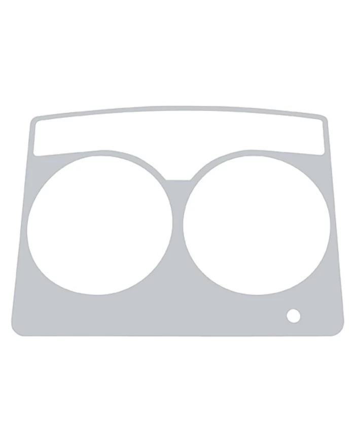 (SKPK) STAINLESS STEEL 2006+ KENWORTH SPEED/TACHOMETER PANEL TRIM