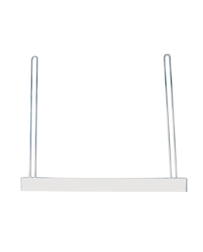 (BULK) STAINLESS STEEL 21" x 24" STRAIGHT ANTI-SAIL BRACKET W/ 2" BOTTOM PLATE