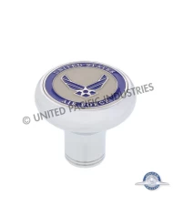(CARD) DELUXE AIR VALVE KNOB - AIR FORCE MEDALLION