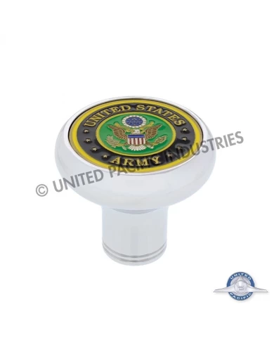 (CARD) DELUXE AIR VALVE KNOB - ARMY MEDALLION (CARD) DELUXE AIR VALVE KNOB - ARMY MEDALLION