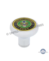 (CARD) DELUXE AIR VALVE KNOB - ARMY MEDALLION