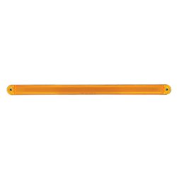 UP32706-24 LED Dual Function 12" GloLight Bar With Bezel - Amber LED/Amber Lens