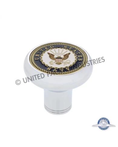 (CARD) DELUXE AIR VALVE KNOB - NAVY MEDALLION (CARD) DELUXE AIR VALVE KNOB - NAVY MEDALLION