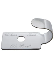 (SKPK) STAINLESS STEEL PETERBILT 379 "FIFTH WHEEL" SWITCH GUARD (SKPK) STAINLESS STEEL PETERBILT 379 "FIFTH WHEEL" SWITCH GUARD