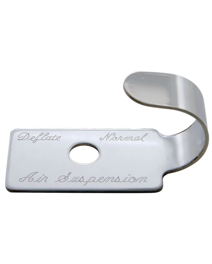 (SKPK) STAINLESS STEEL PETERBILT 379 "AIR SUSPENSION" SWITCH GUARD