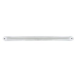 UP32708-24 LED Dual Function 12" GloLight Bar With Bezel - Amber LED/Clear Lens