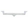 UP32712-Chrome Hood Emblem Trim With 24 LED GloLight Bar For Kenworth - Amber LED/Clear Lens