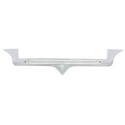 UP32713-Chrome Hood Emblem Trim With 24 LED GloLight Bar For Kenworth - Red LED/Clear Lens