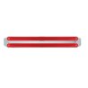 UP32719-Dual 24 LED Dual Function 12" GloLight Bar With Bezel - Red LED/Red Lens